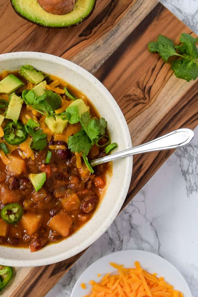 Slow Cooker Fall Harvest Chili