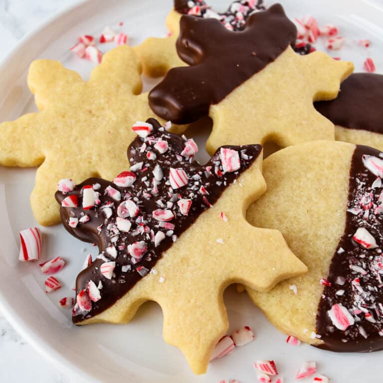 Chocolate Dipped Sugar Cookies