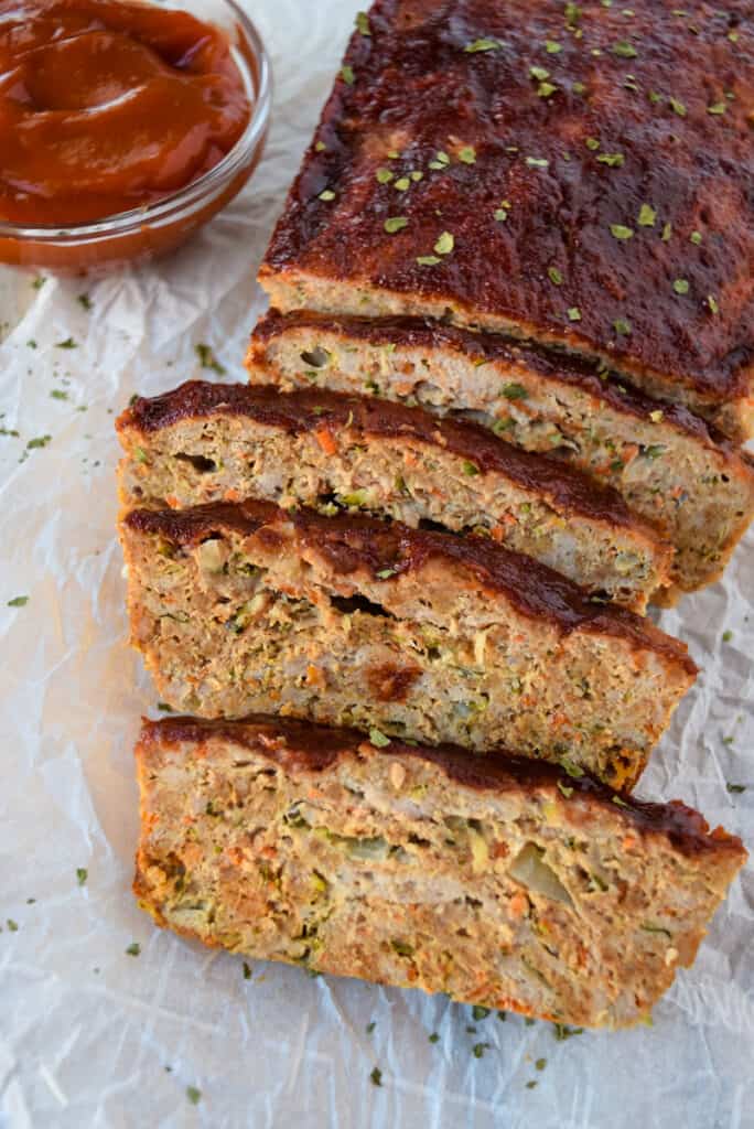 Turkey Meatloaf with Zucchini
