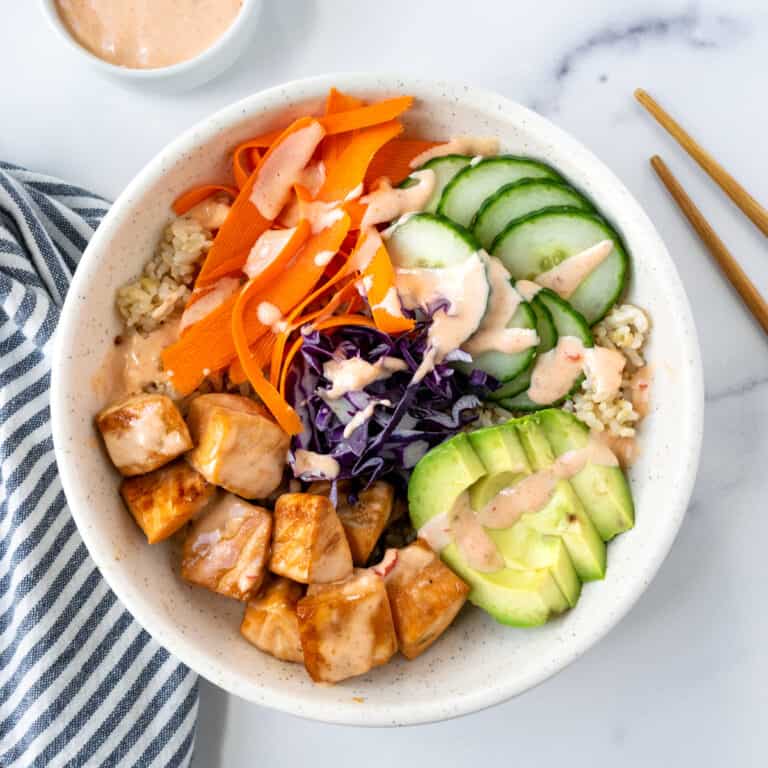 Spicy Salmon Bowl.
