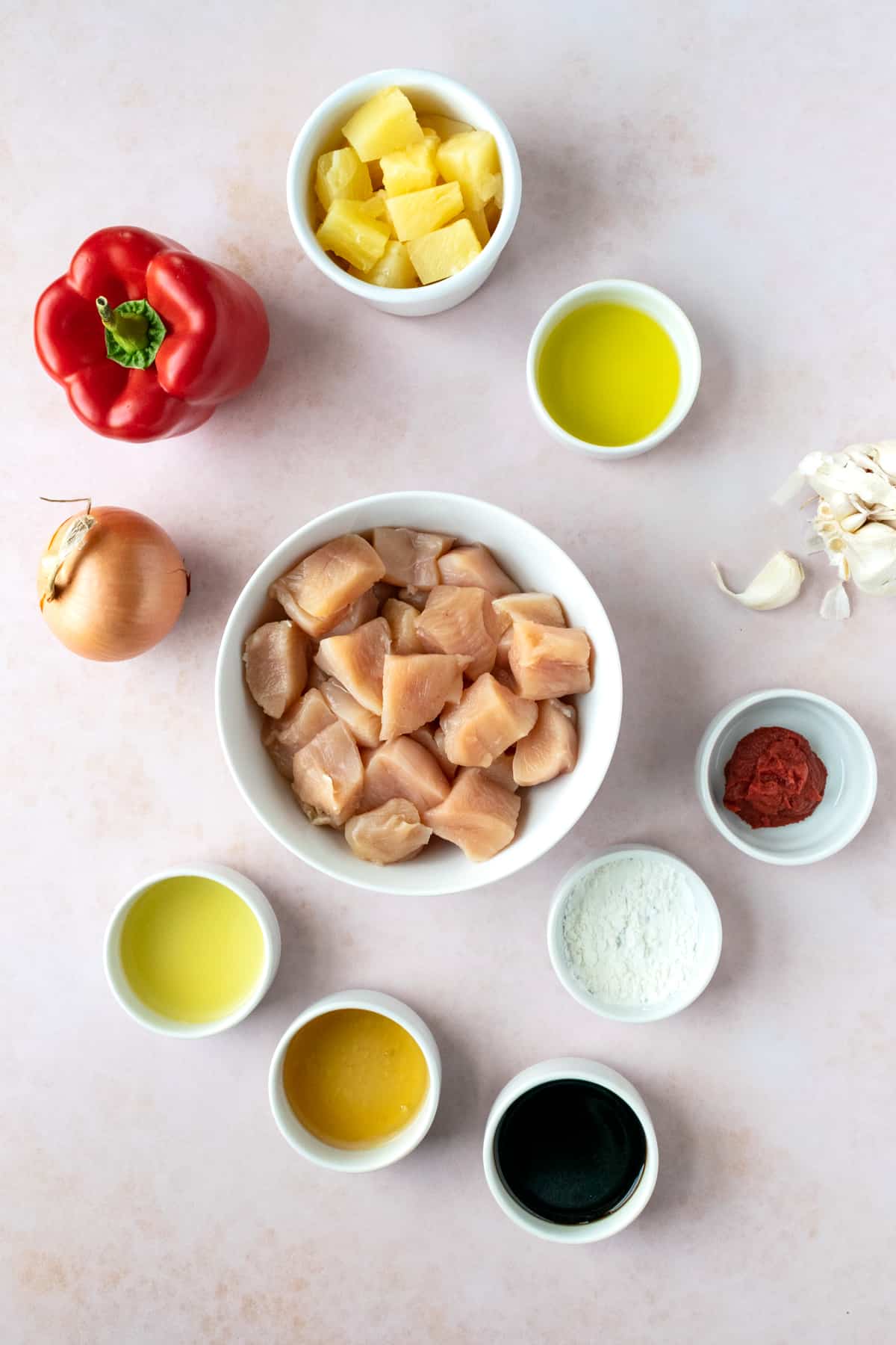 Air Fryer Sweet and Sour Chicken Ingredients