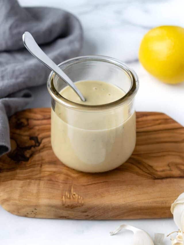 Creamy Lemon Tahini Dressing