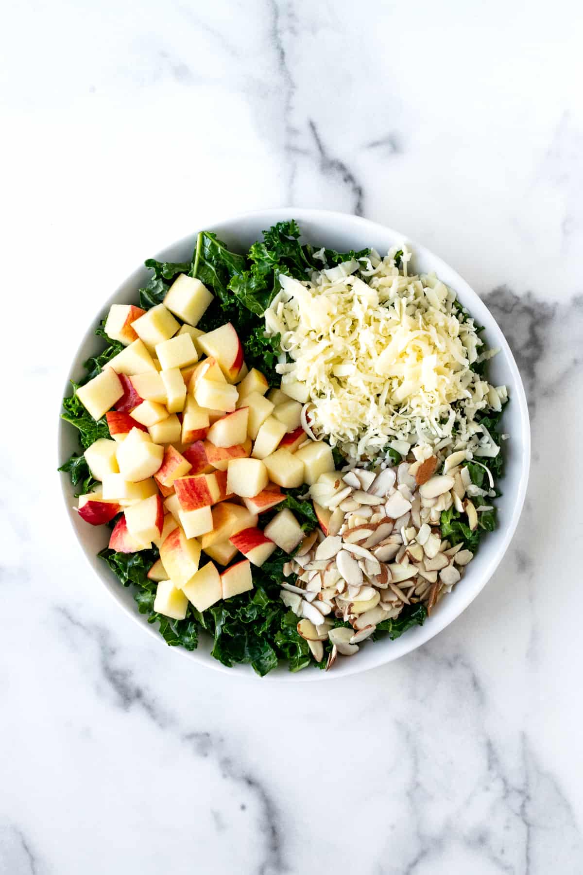 Kale Apple Cheddar Salad - Fresh Apron