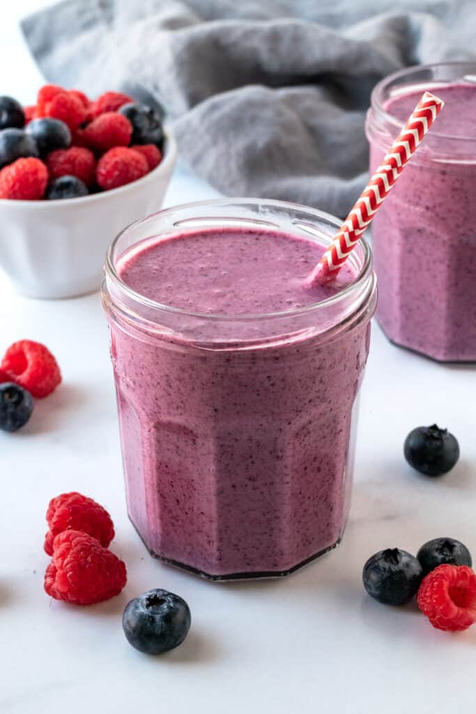 Raspberry Blueberry Smoothie - Fresh Apron